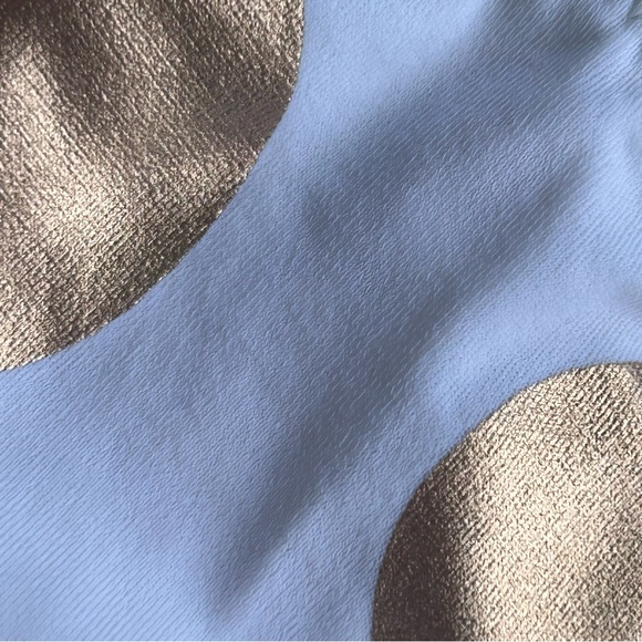 VS White and Gold Metallic Polka Dot String Bikini - Picture 10 of 15